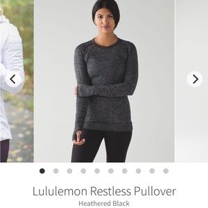 Lululemon Restless Pullover in Black